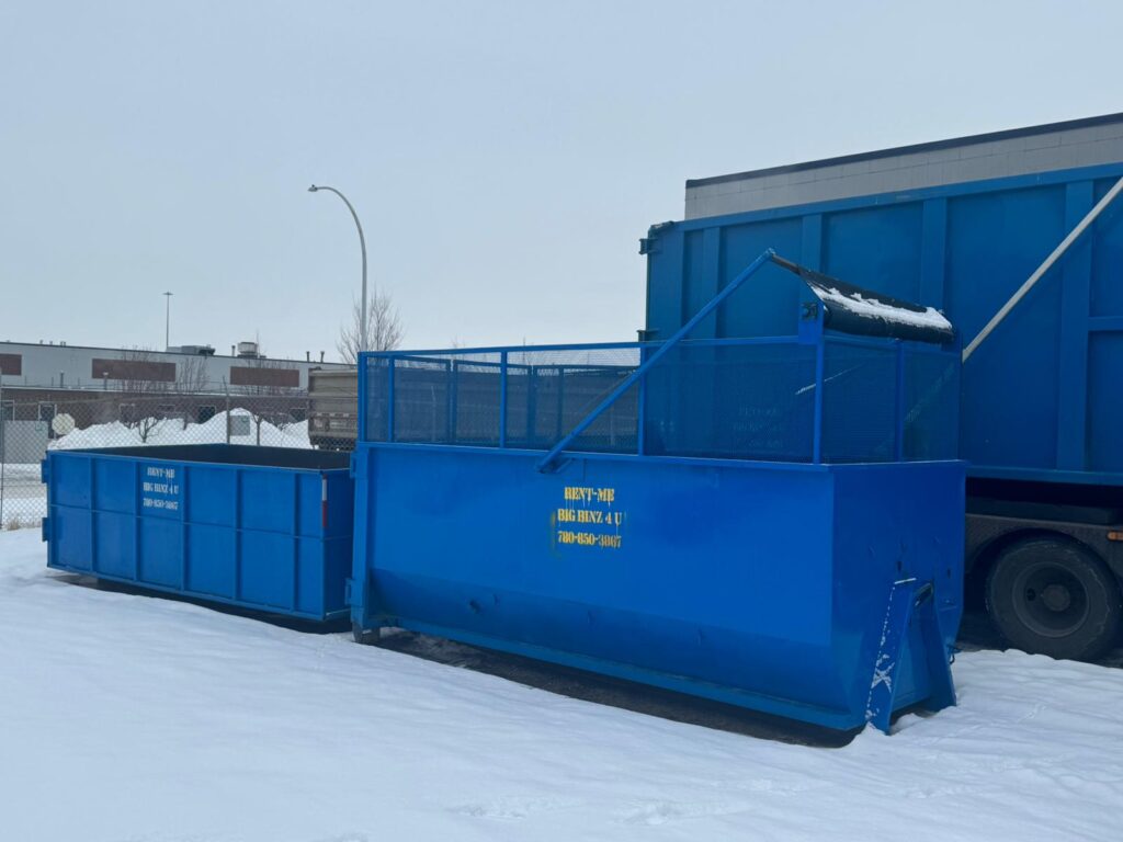 Low-cost bin rentals in Edmonton for construction waste cleanup by Big Binz 4U