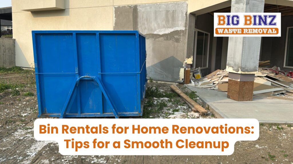 Bin rentals Edmonton for home renovation cleanup