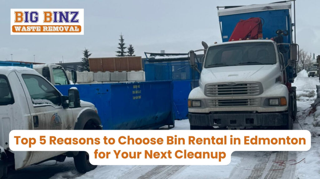 bin rentals edmonton for residential and construction cleanup