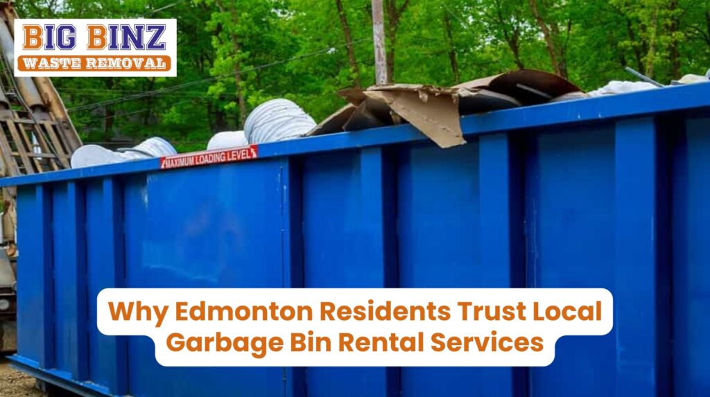 garbage bin rentals edmonton residential and construction service