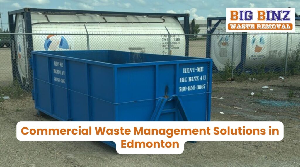 commercial waste management Edmonton dumpster rental service
