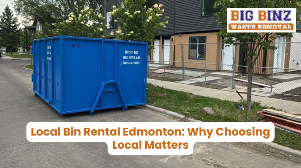 local bin rental Edmonton dumpster service