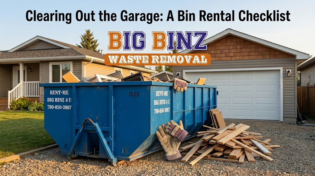 Clearing Out the Garage: A Bin Rental Checklist