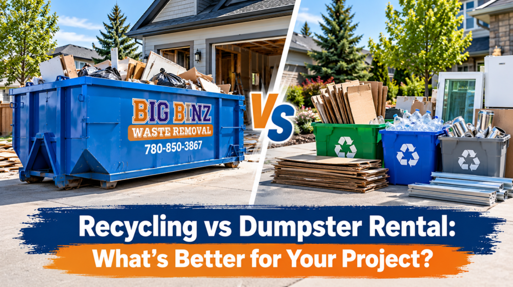 Recycling vs Dumpster Rental: What’s Better for Your Project?