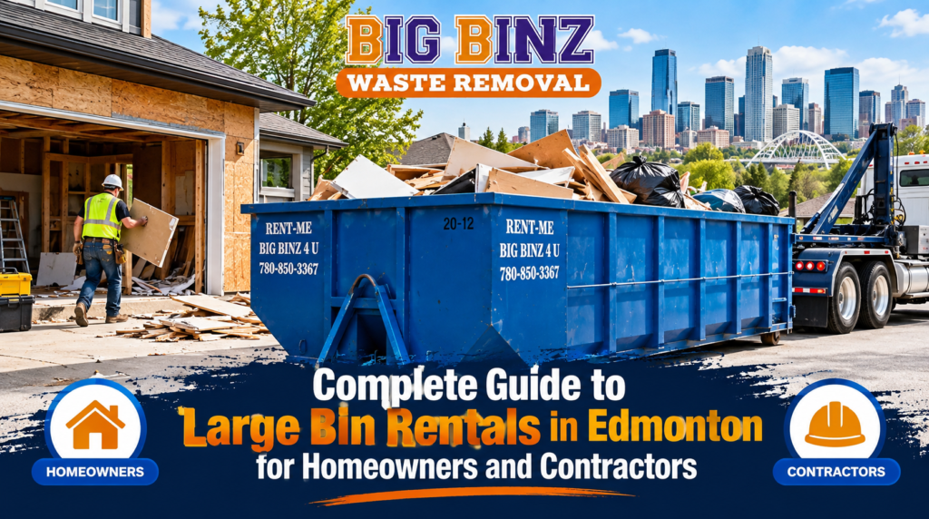 Complete Guide to Large Bin Rentals in Edmonton for Homeowners and Contractors